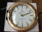 Replica Omega Constellation Gold case white Wall Clock